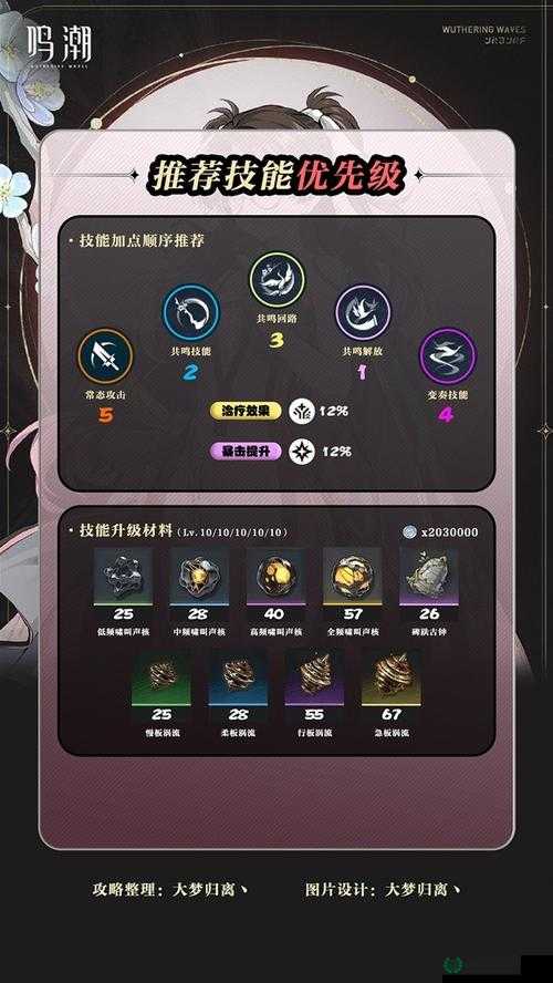 鸣潮1.2折枝技能强度如何演变？全面解析其强度变化史