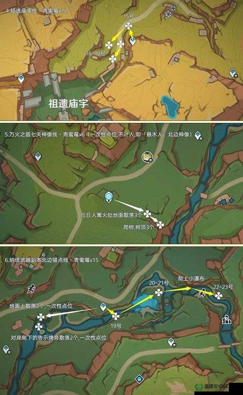 原神松木高效采集位置大揭秘，它的演变史中隐藏着哪些采集秘诀？